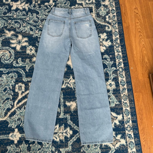 Edikted Lori High-Rise Wide Leg Jeans XS - Picture 5 of 9